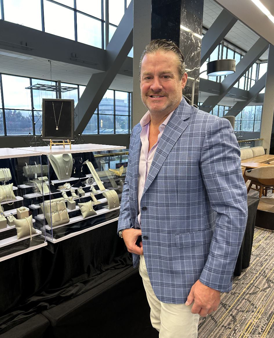 Jeff, owner of Discovery Diamond, at his showroom
